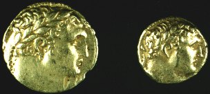 Tyrian shekel and half shekel for the latter era of the Second Temple in Jerusalem