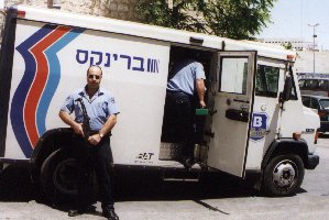 Loading the Brinks Truck